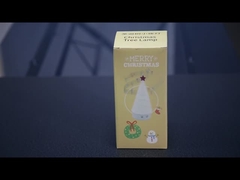 Maßgeschneiderte, umweltfreundliche Weihnachtsbaum-Nachtleuchte mit Berührungssteuerung und Musikfunktion